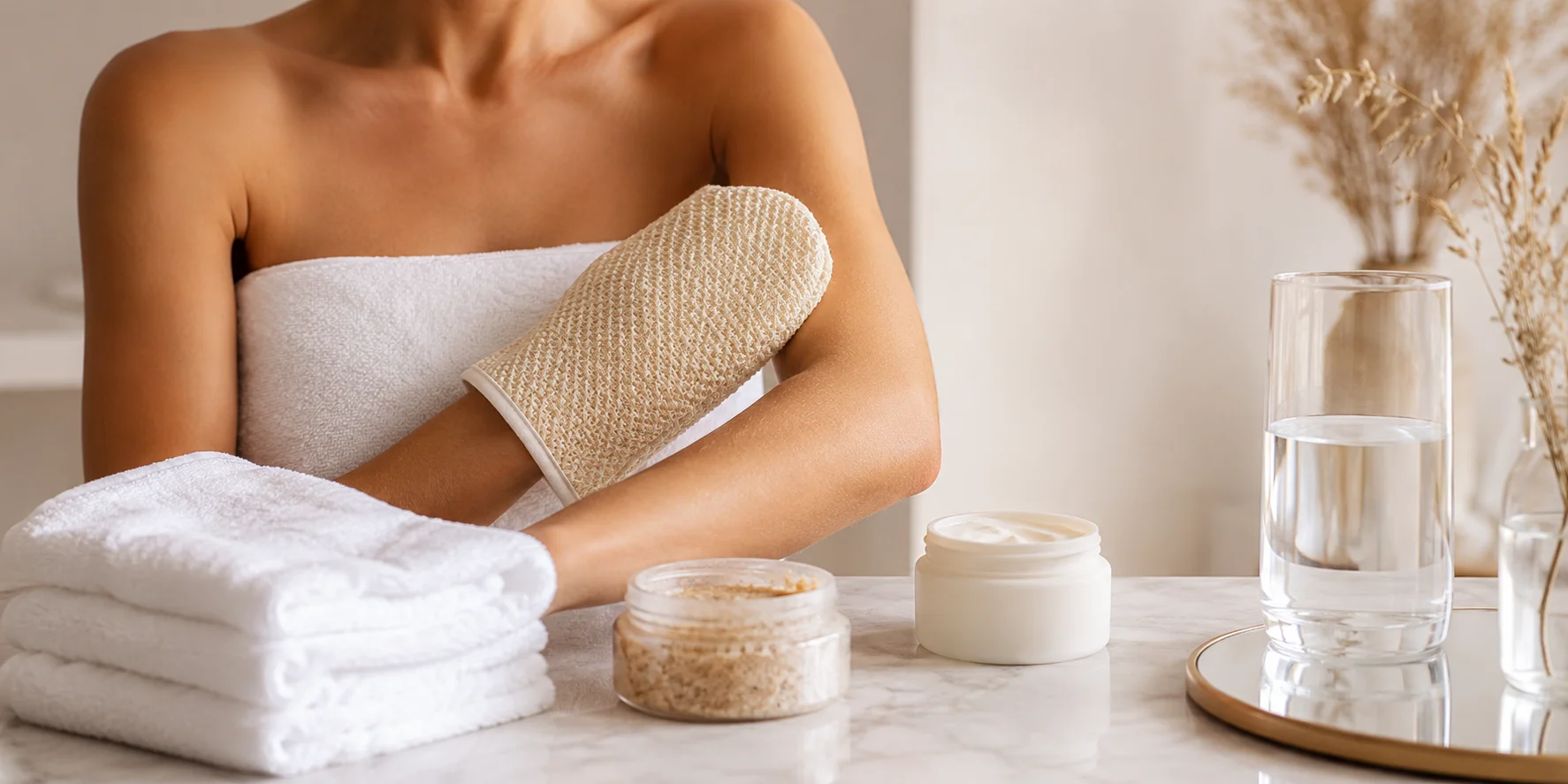COPATAN exfoliation before spray tan COPATAN exfoliation before spray tan