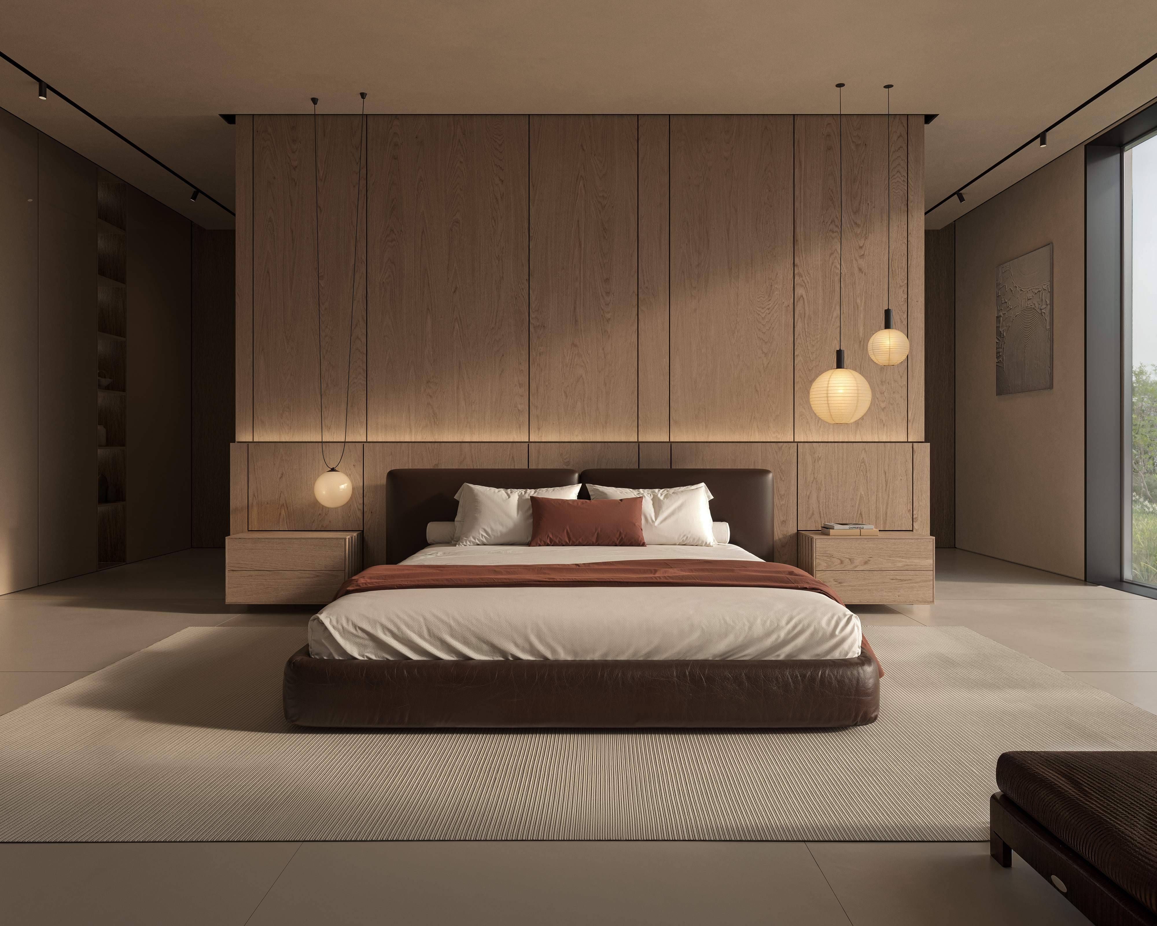 Furniture catalog bedroom scene