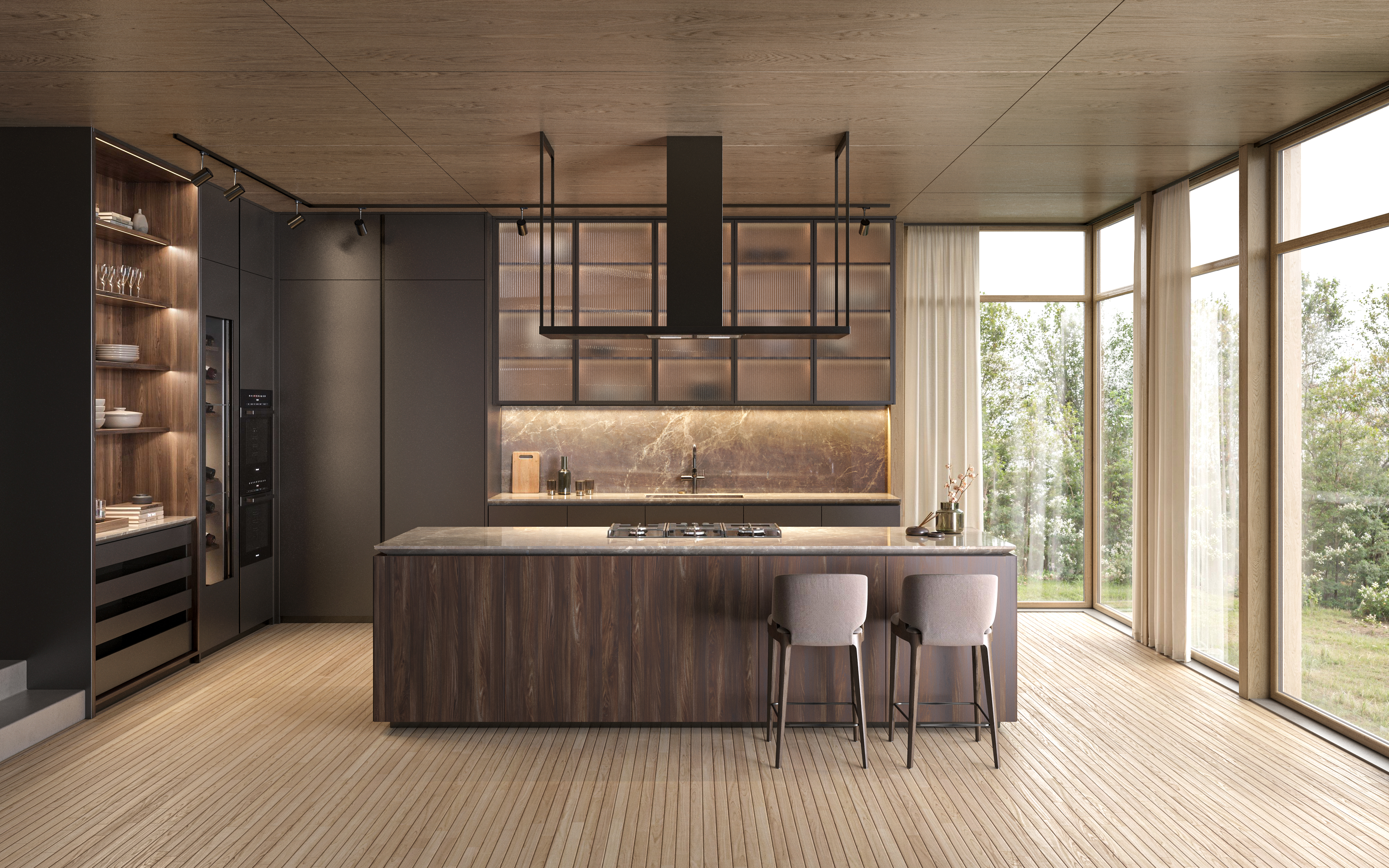 Catalog imagery, kitchen interior