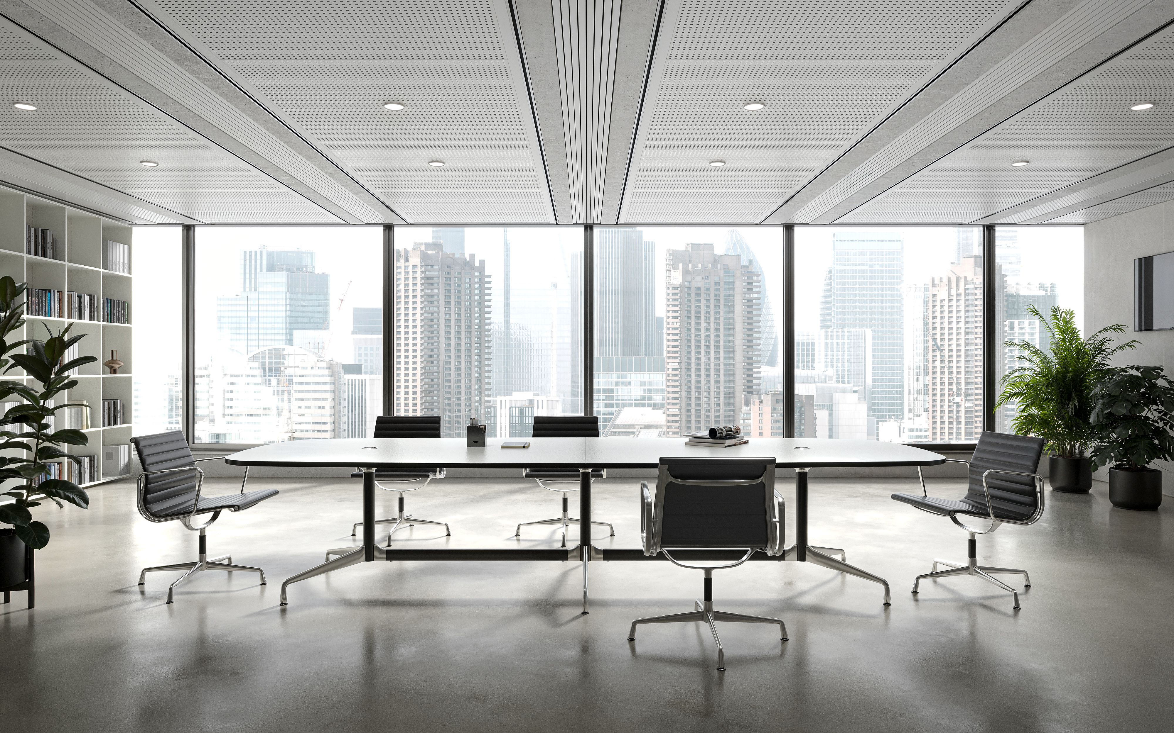 Furniture catalog meeting room scene