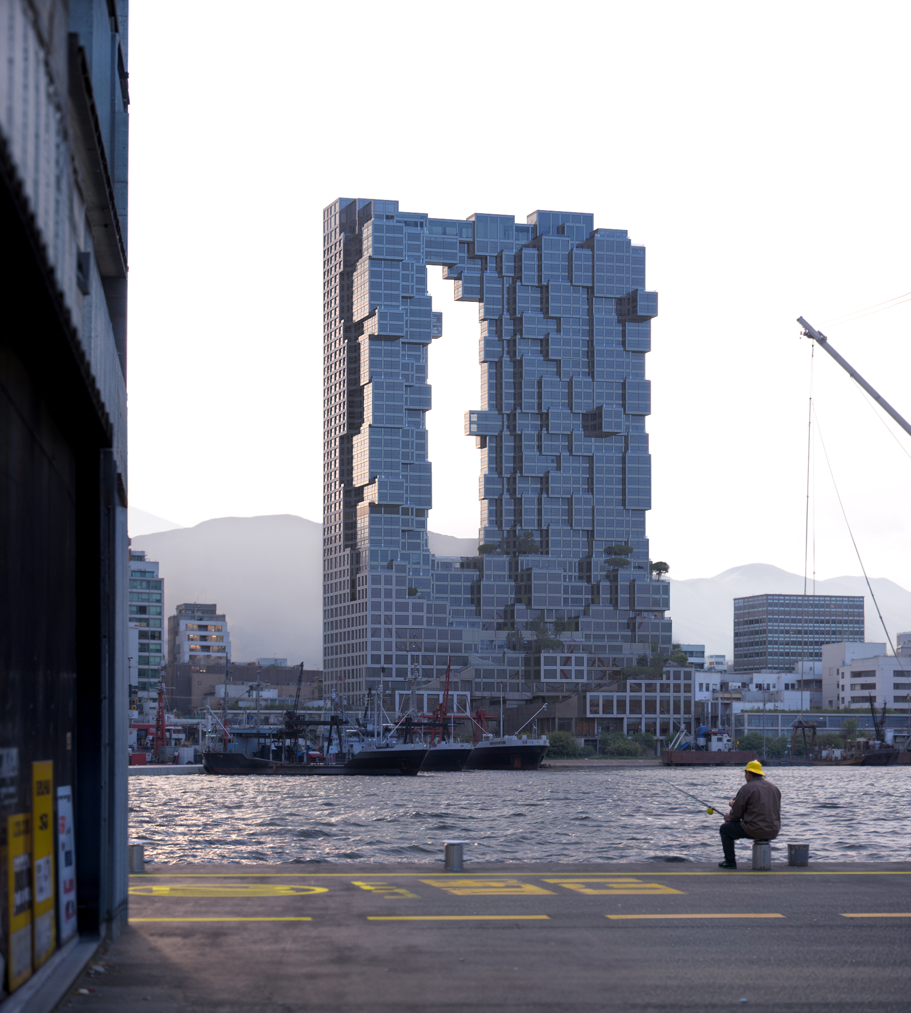 MVRDV Busan — architectural visualization