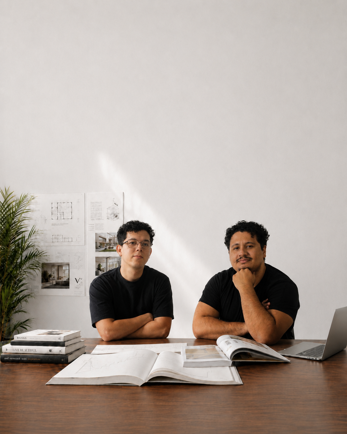 Gabriel Valverde Chavarría y Antonio Salguera Pichardo, arquitectos cofundadores de VARQS Studio
