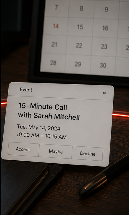 Booked 15-minute call