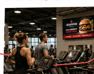 Network campaign in a fitness venue