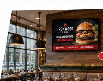 Network campaign in a restaurant