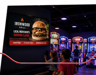 Network campaign in an entertainment venue