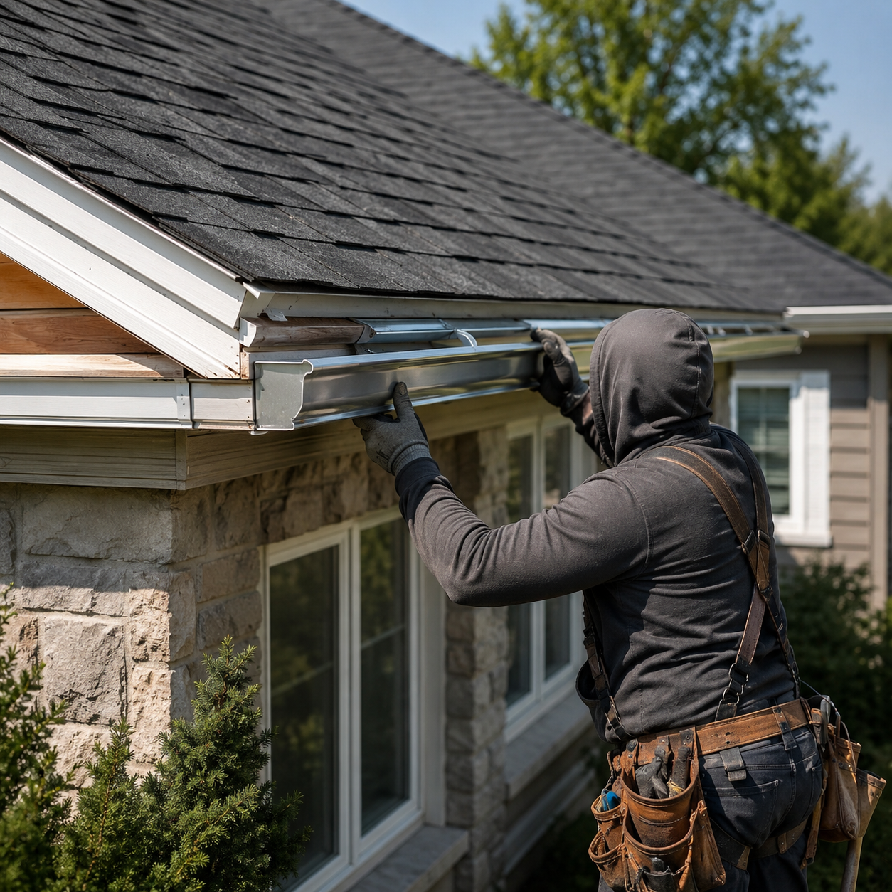 Eavestroughing & Exterior Repairing in Edmonton