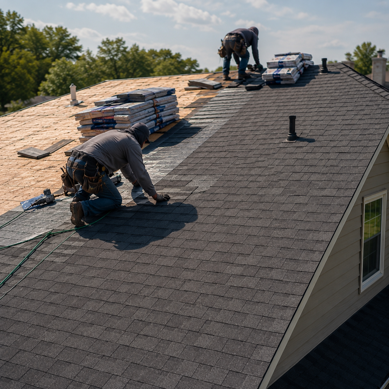 Shingle Installation in Edmonton