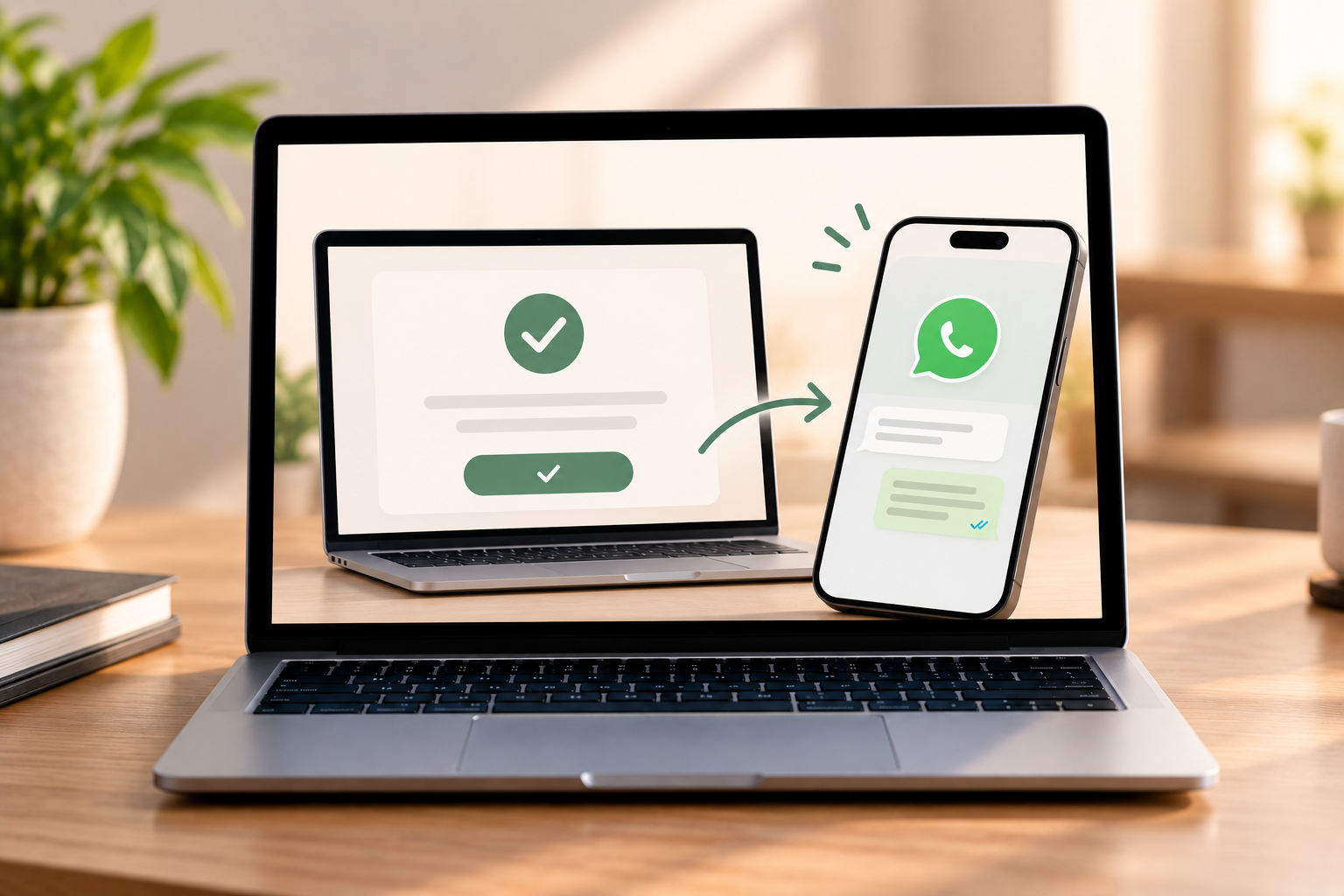 Payment confirmed on a phone