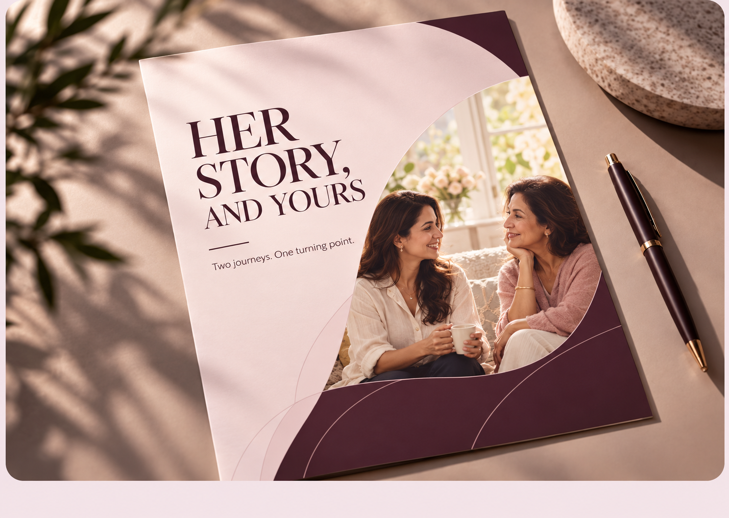 An open book - her story and yours