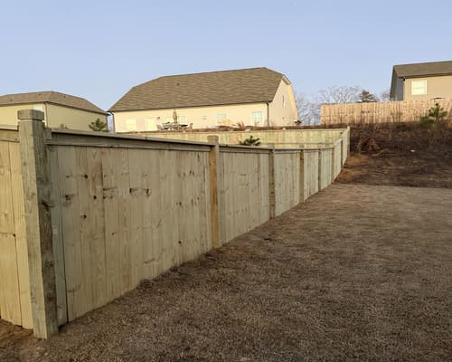 Dahlonega Wood Fence