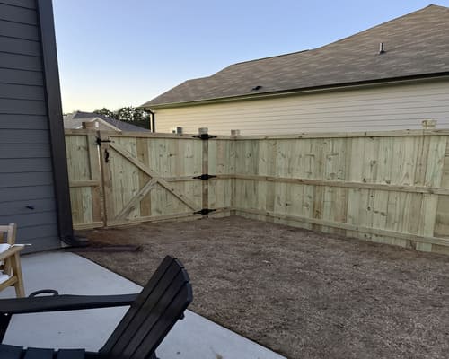 Wood Fence Cumming