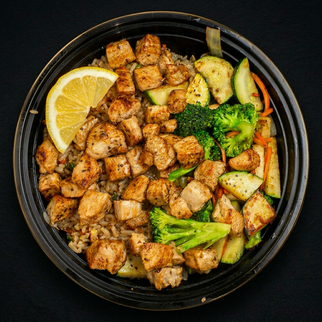 Chicken yaki plate