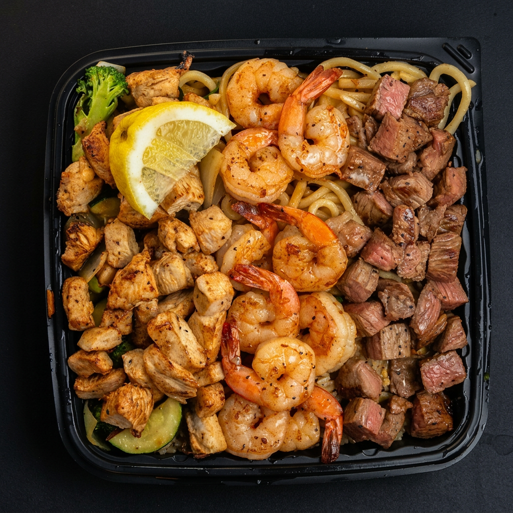 Trio yaki plate