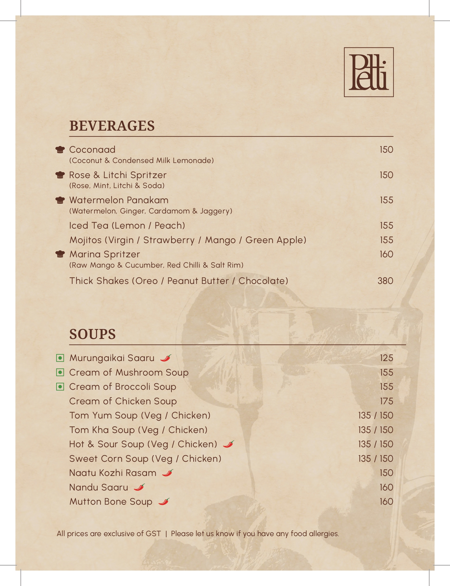 Menu Page 4