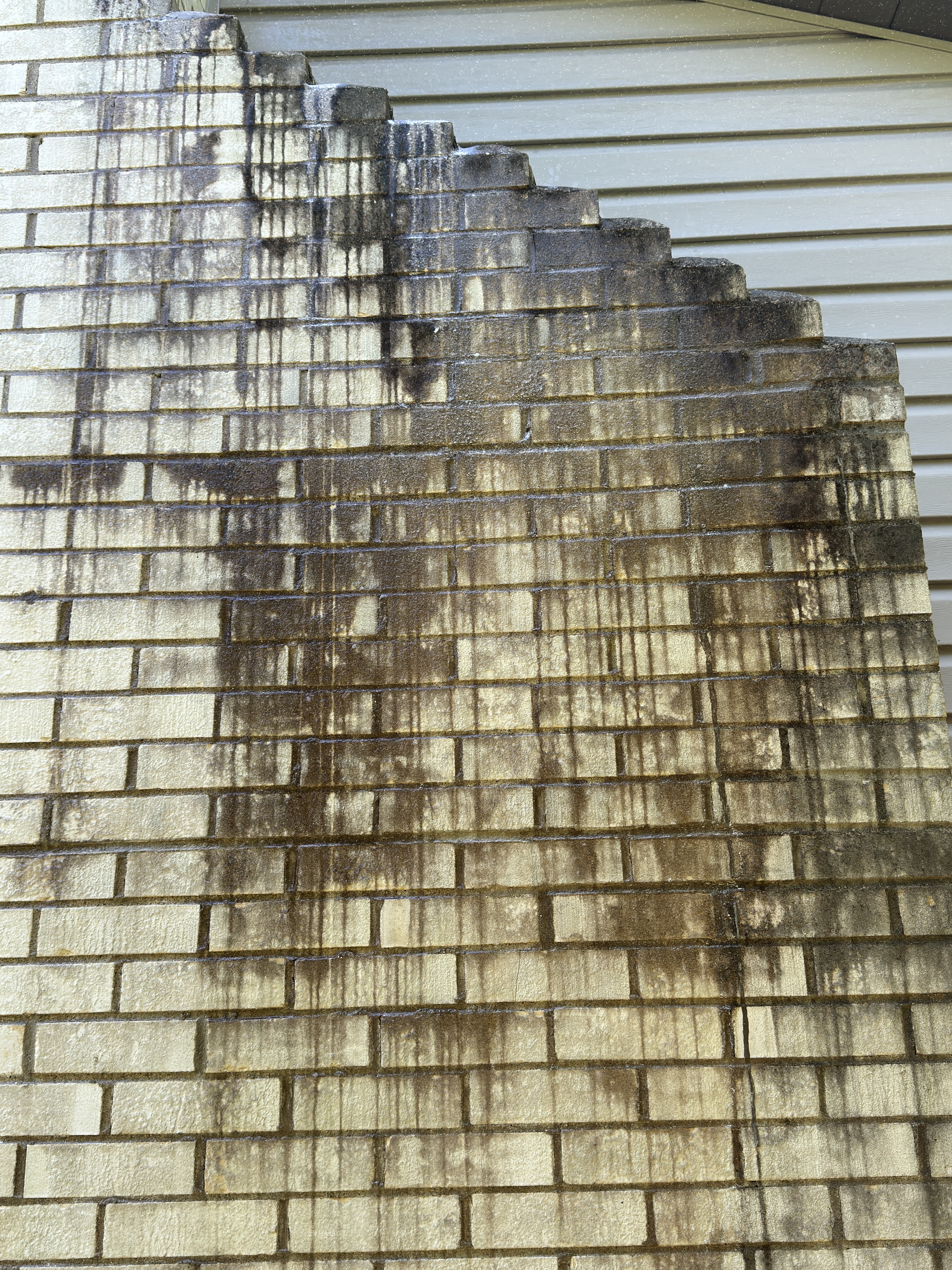 Alpha Power Washing Patio Cleaning before/after in Worthington, OH — before