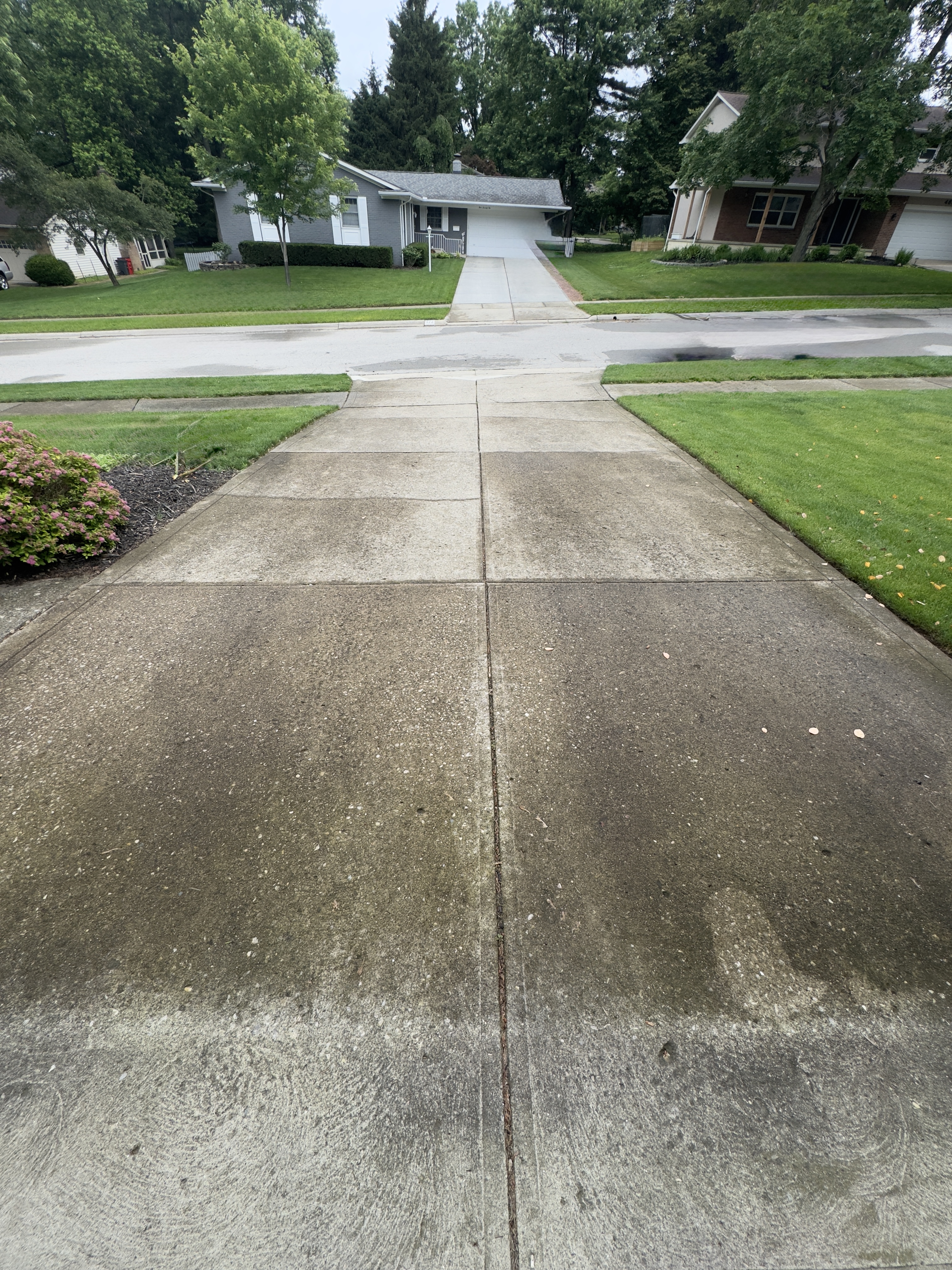 Alpha Power Washing Gutter Cleaning before/after in Canal Winchester, OH — before