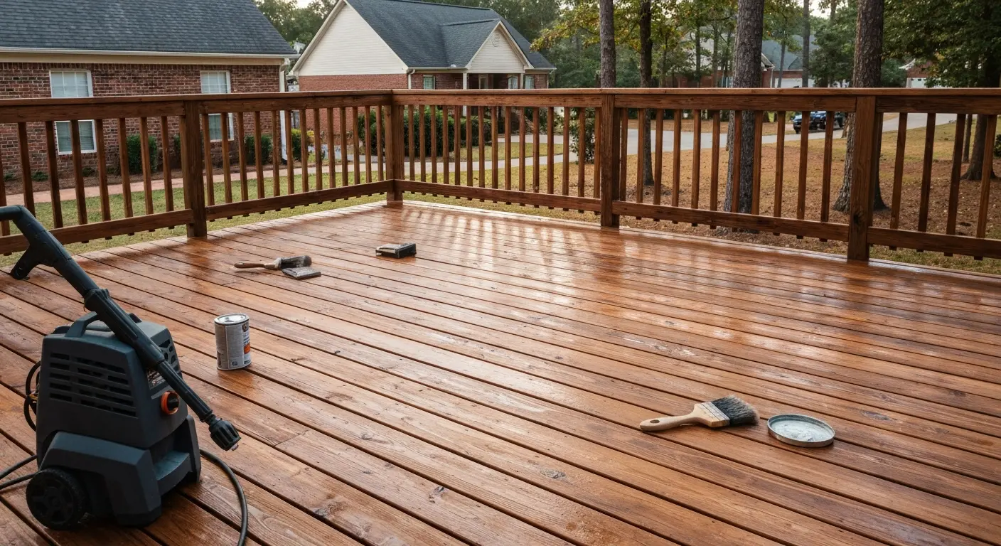 Deck restoration