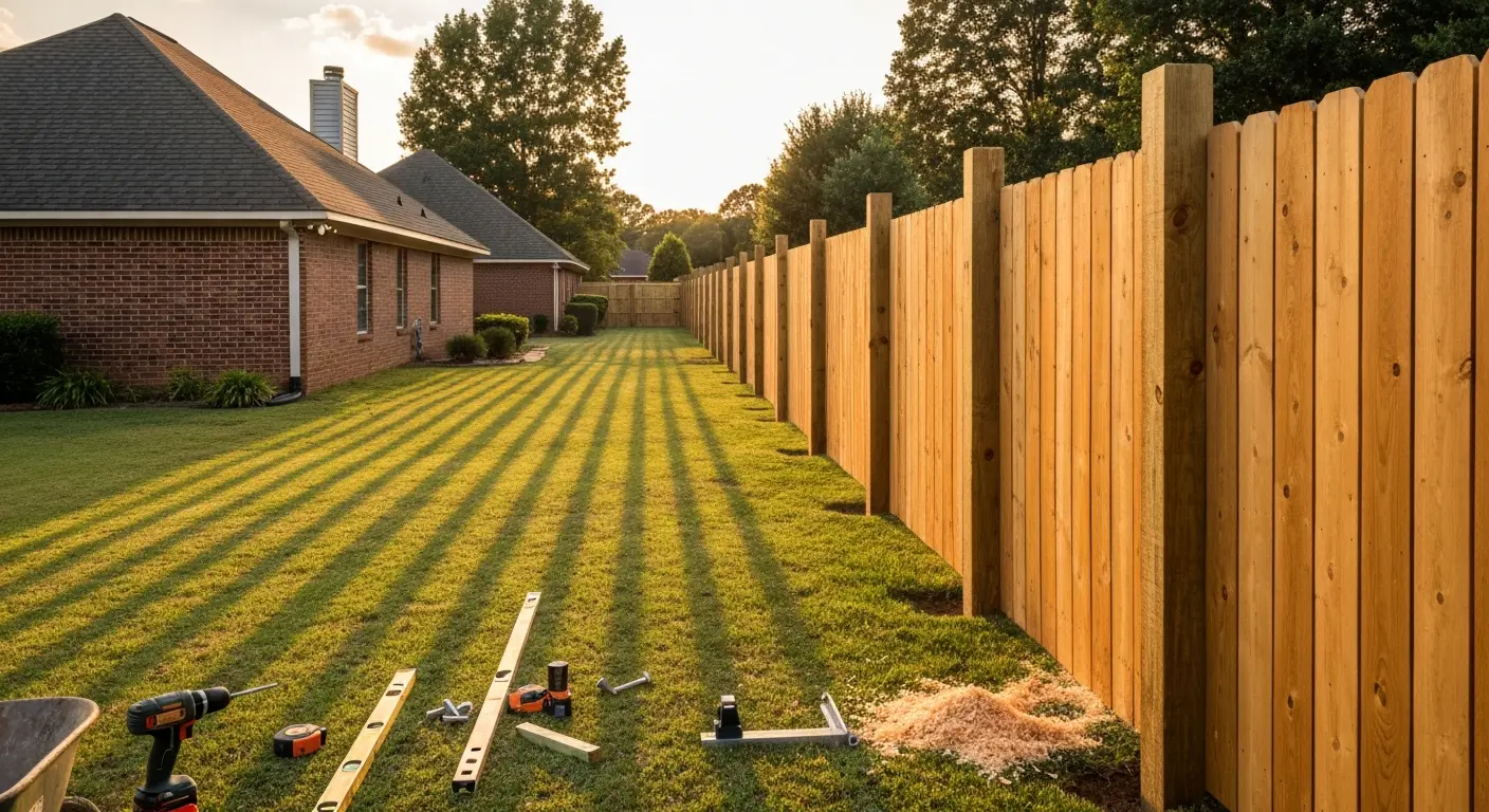 Fence installation