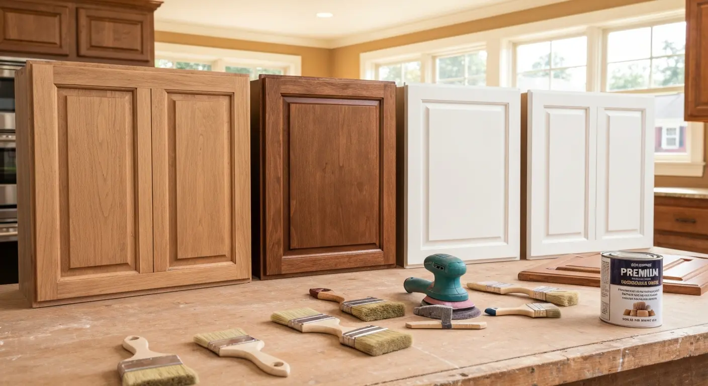 Cabinet refinishing and updates