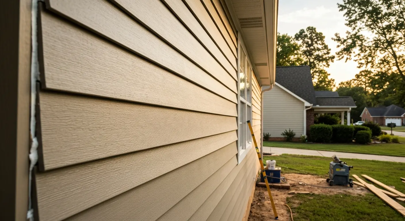 Exterior siding installation