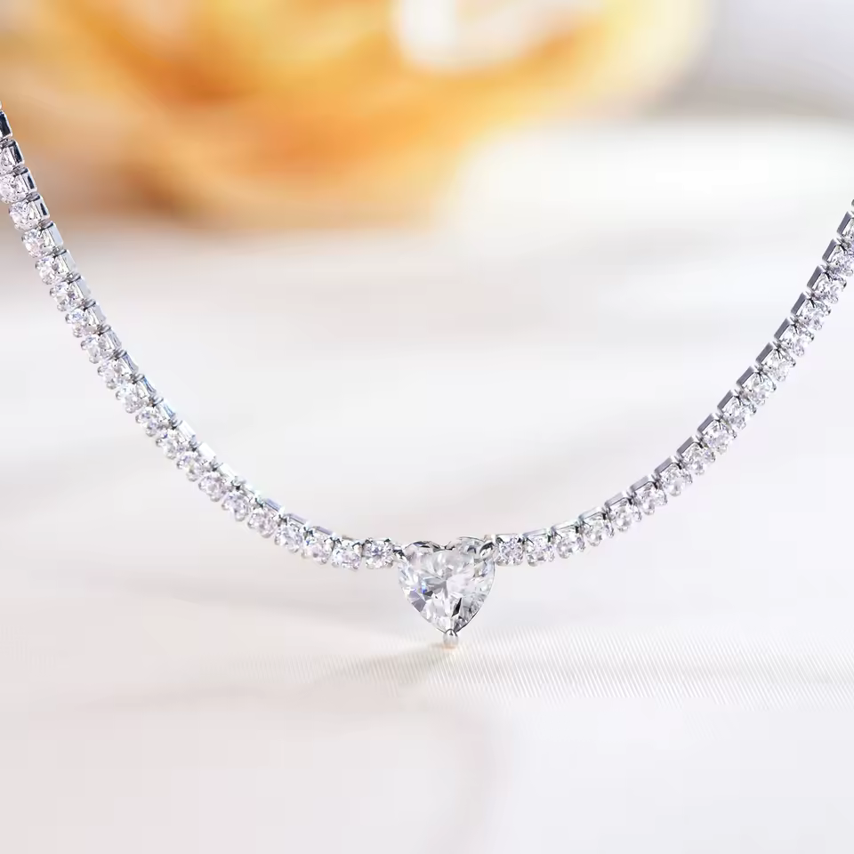 Moissanite necklaces