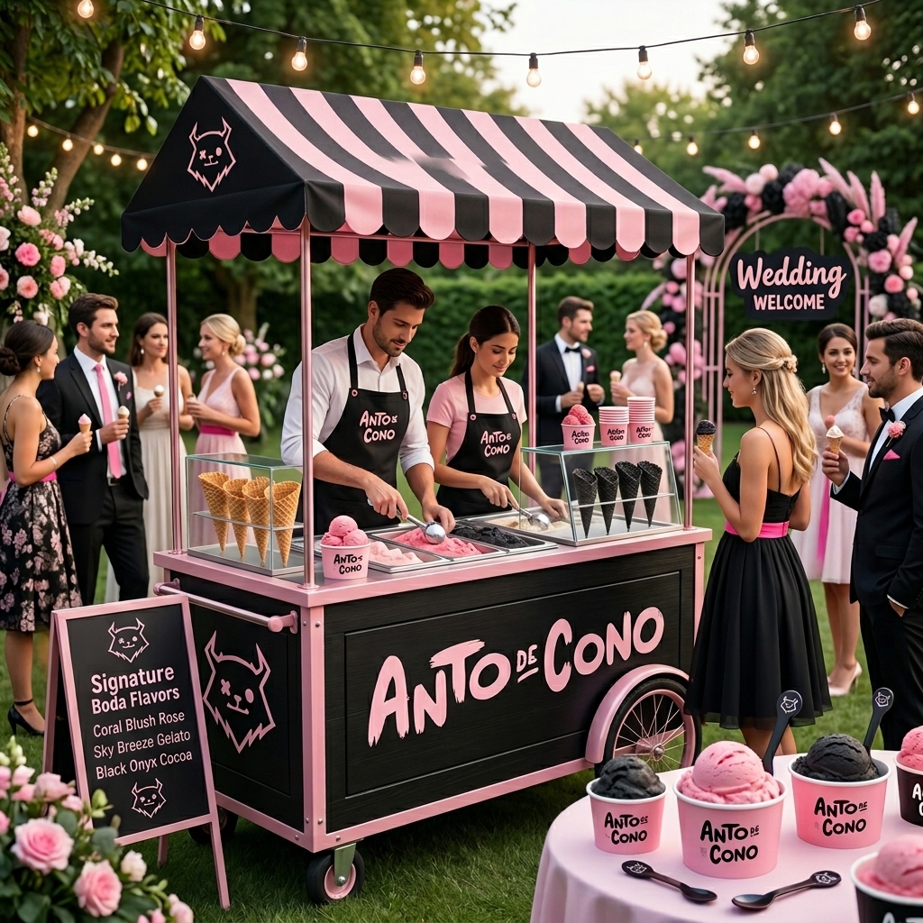 Postres helados para bodas