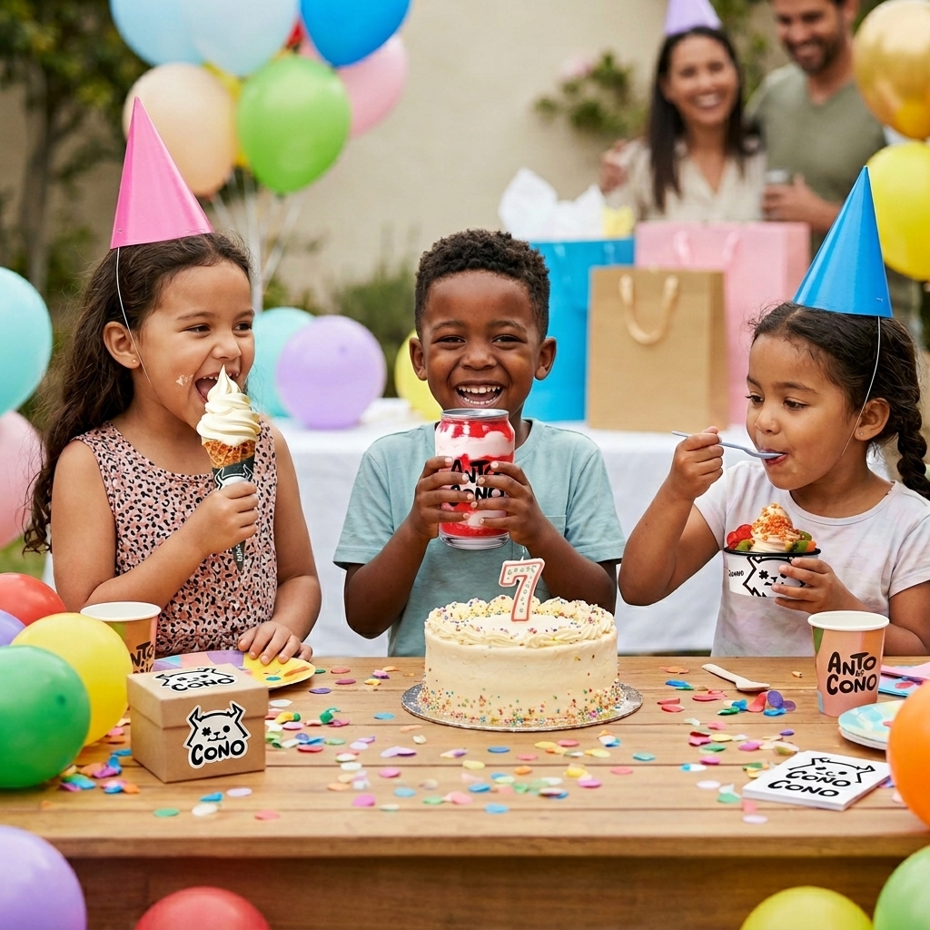 Helado para cumpleaños