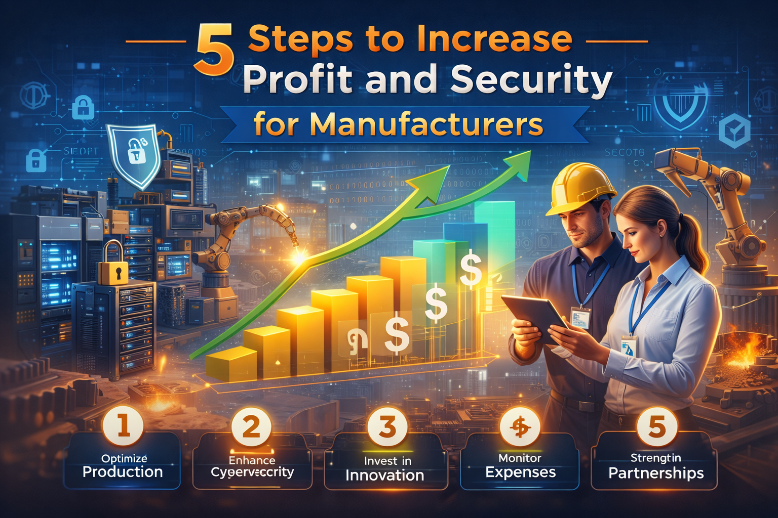 How We Help Manufacturers Become More Efficient, Profitable, and Secure