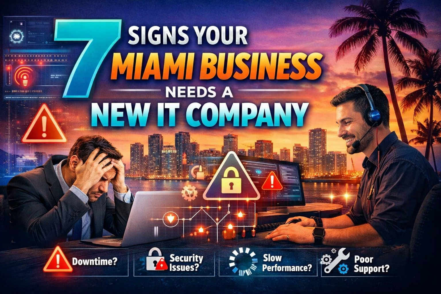 7 Signs Your Miami Business Needs a New IT Company