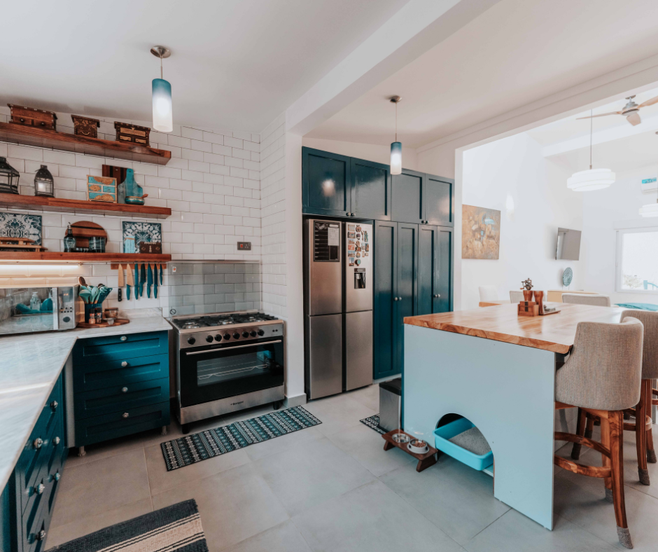 Residential house cleaning services clean room vaccuumed floors clean counter clean oven Octavio Antillon One Stop Cleaning Services