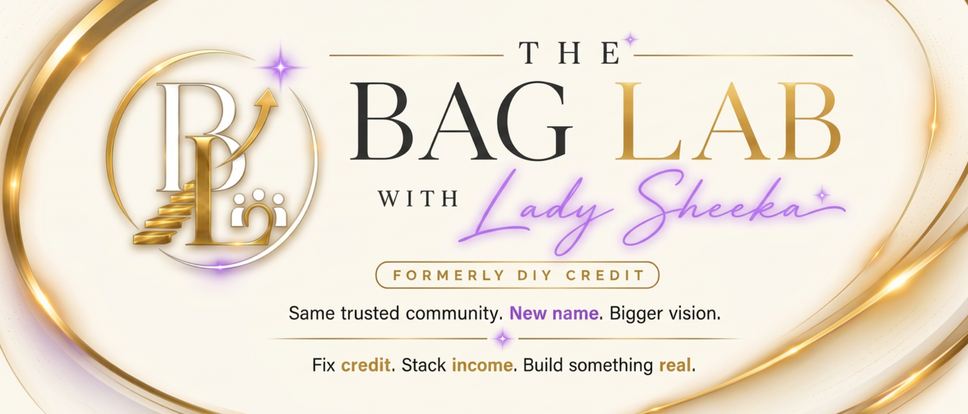 The Bag Lab with Lady Sheeka formerly DIY Credit logo