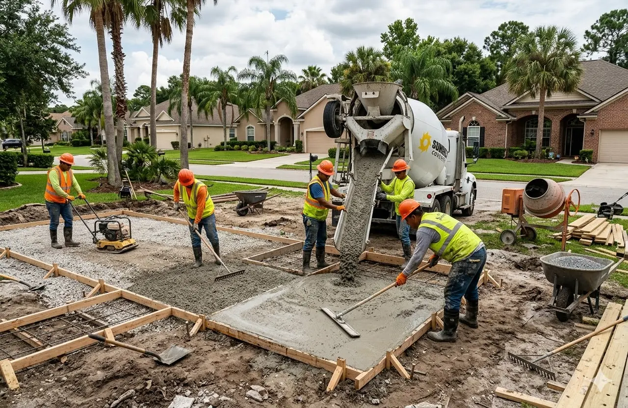 sample image of a pickleball court under construction