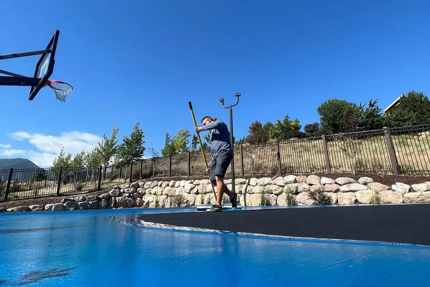 painting pickleball court professionally painting pickleball court professionally