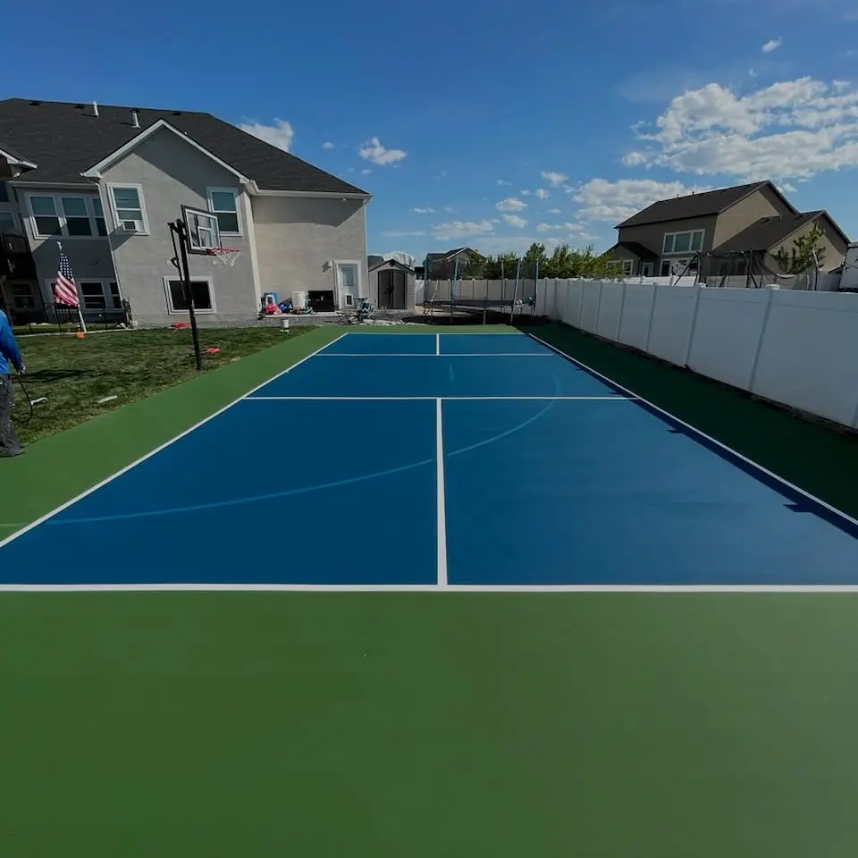 sample image for topic on custom pickleball court installations