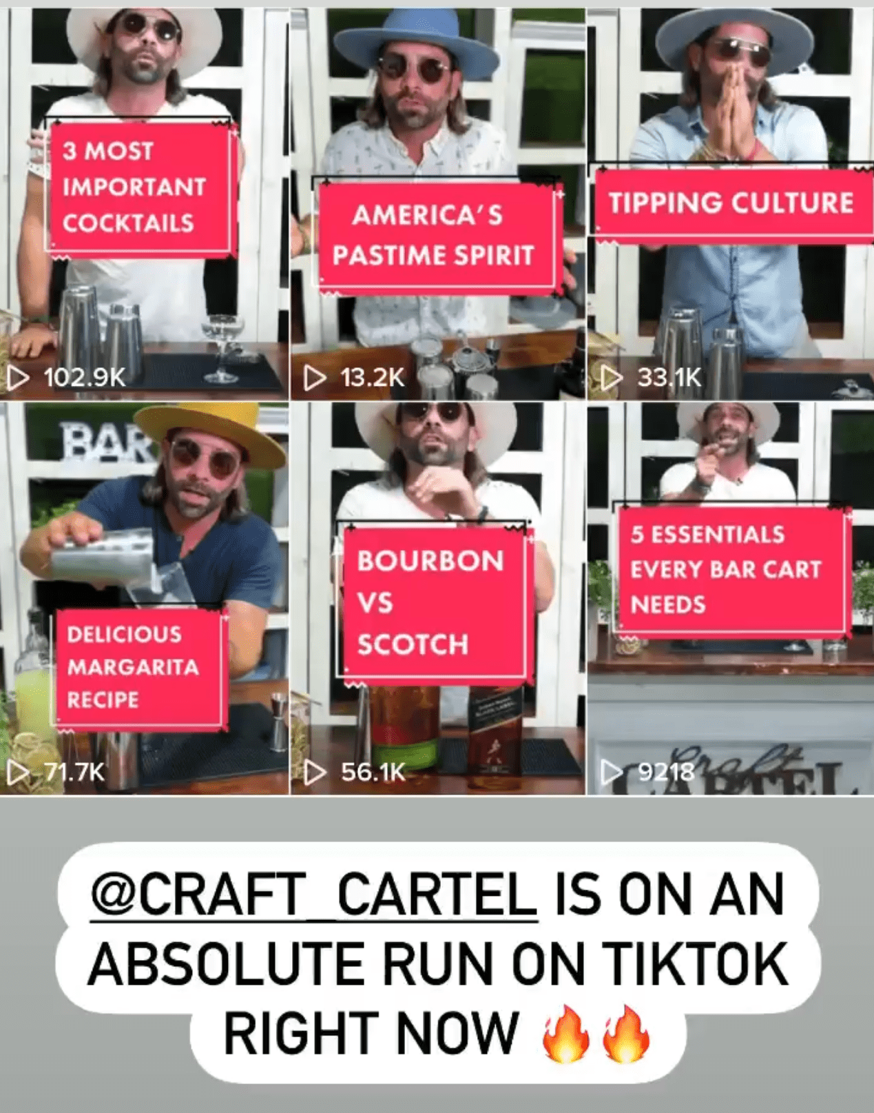 Craft Cartel Cocktail Catering Company Miami Florida celebrating a milestone after partnership with Deep Social