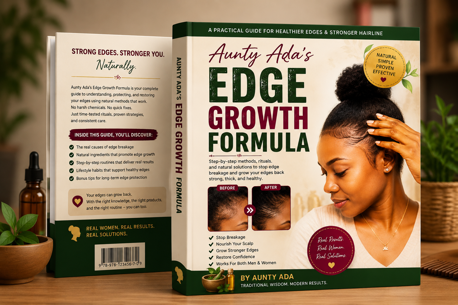 Aunty Ada's Edge Growth Formula - Product Mockup