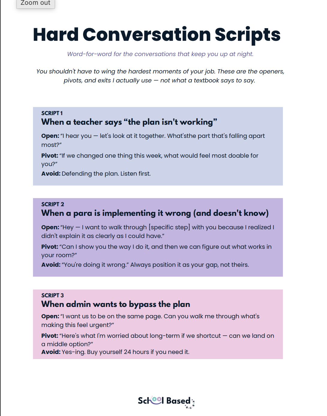 Hard Conversation Scripts preview
