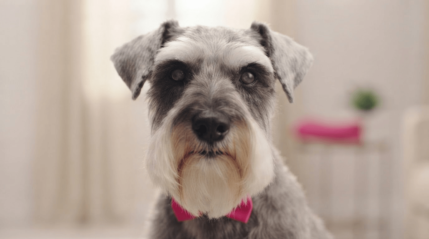 Dog with a matted, tangled coat that needs a full groom instead of a bath and blow dry