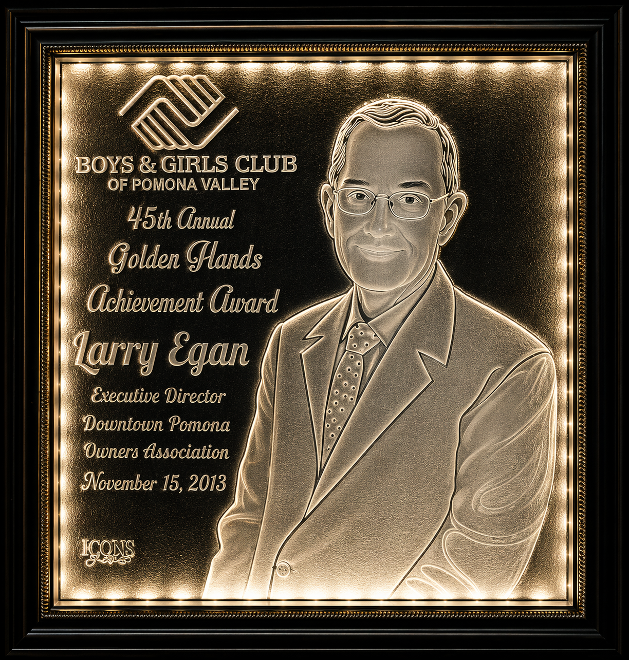 Boys and Girls Club of Pomona Valley glass commission by Gregory Holder