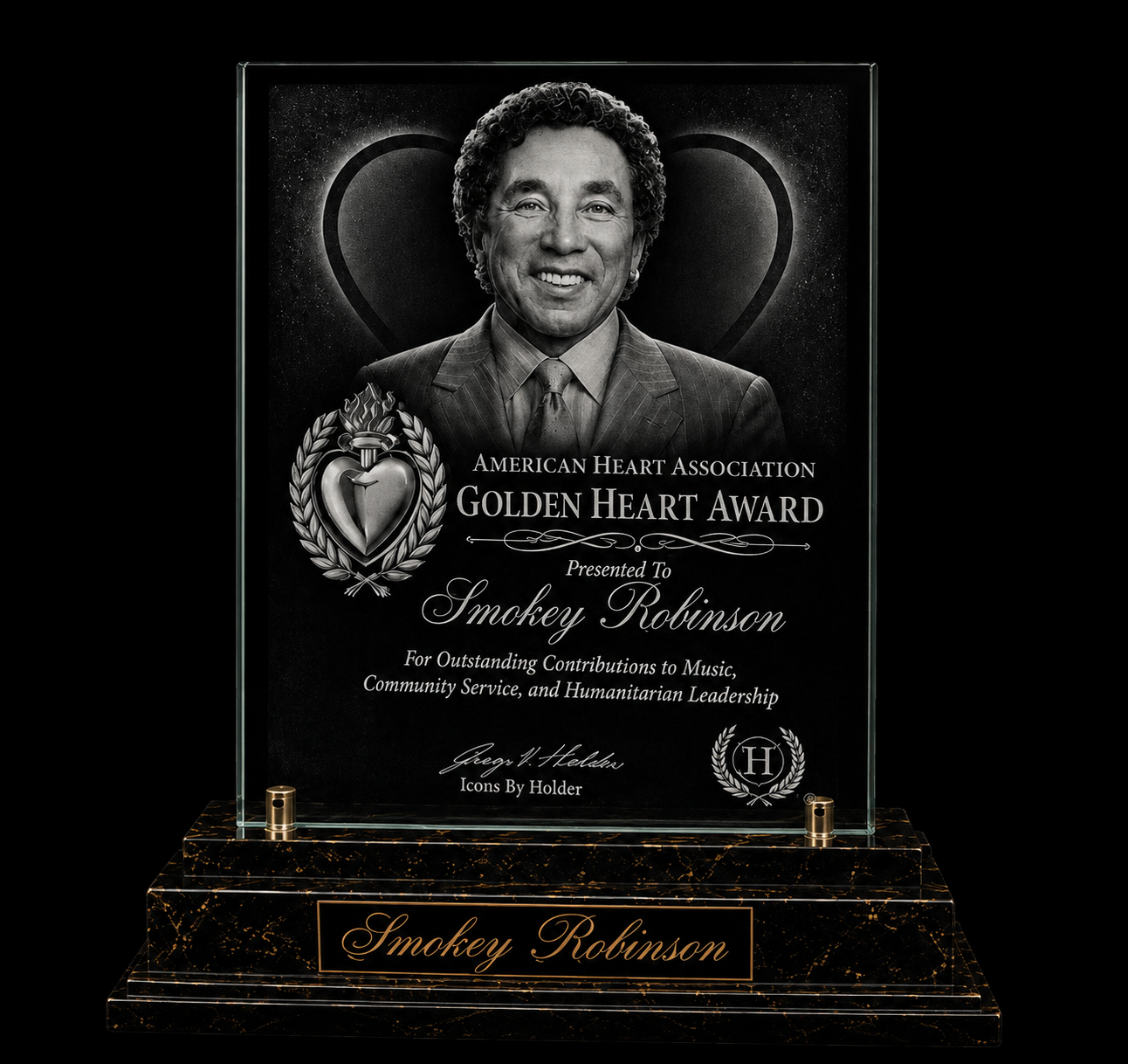 American Heart Association Golden Heart Award for Smokey Robinson by Gregory Holder