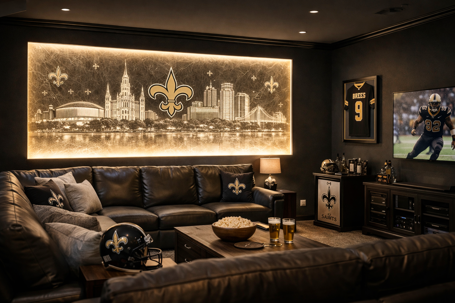Helmet and Jersey Display