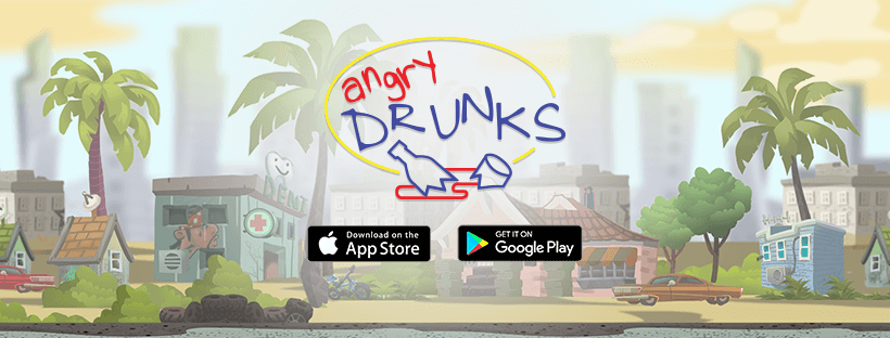 Angry Drunks App Gameplay
