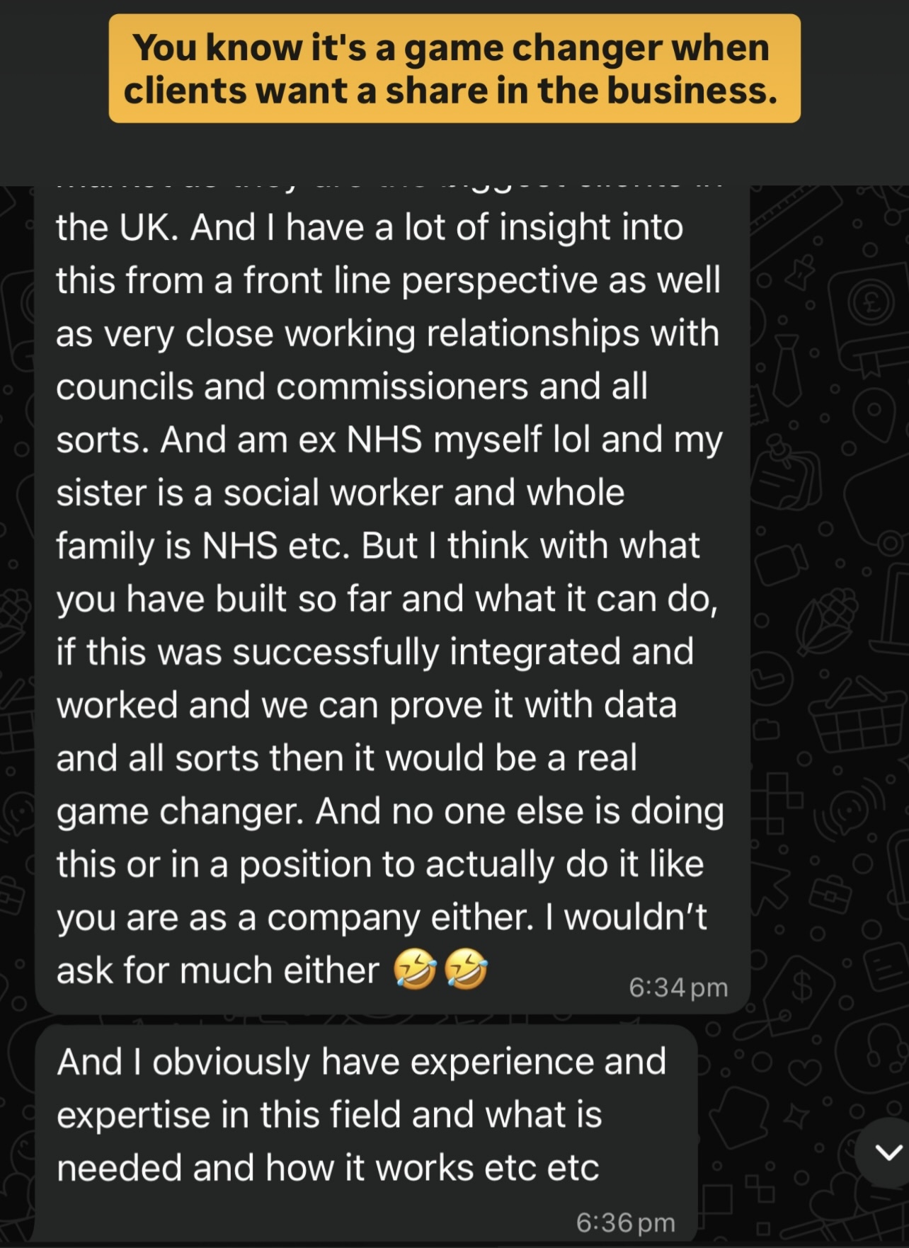 Client Testimonial