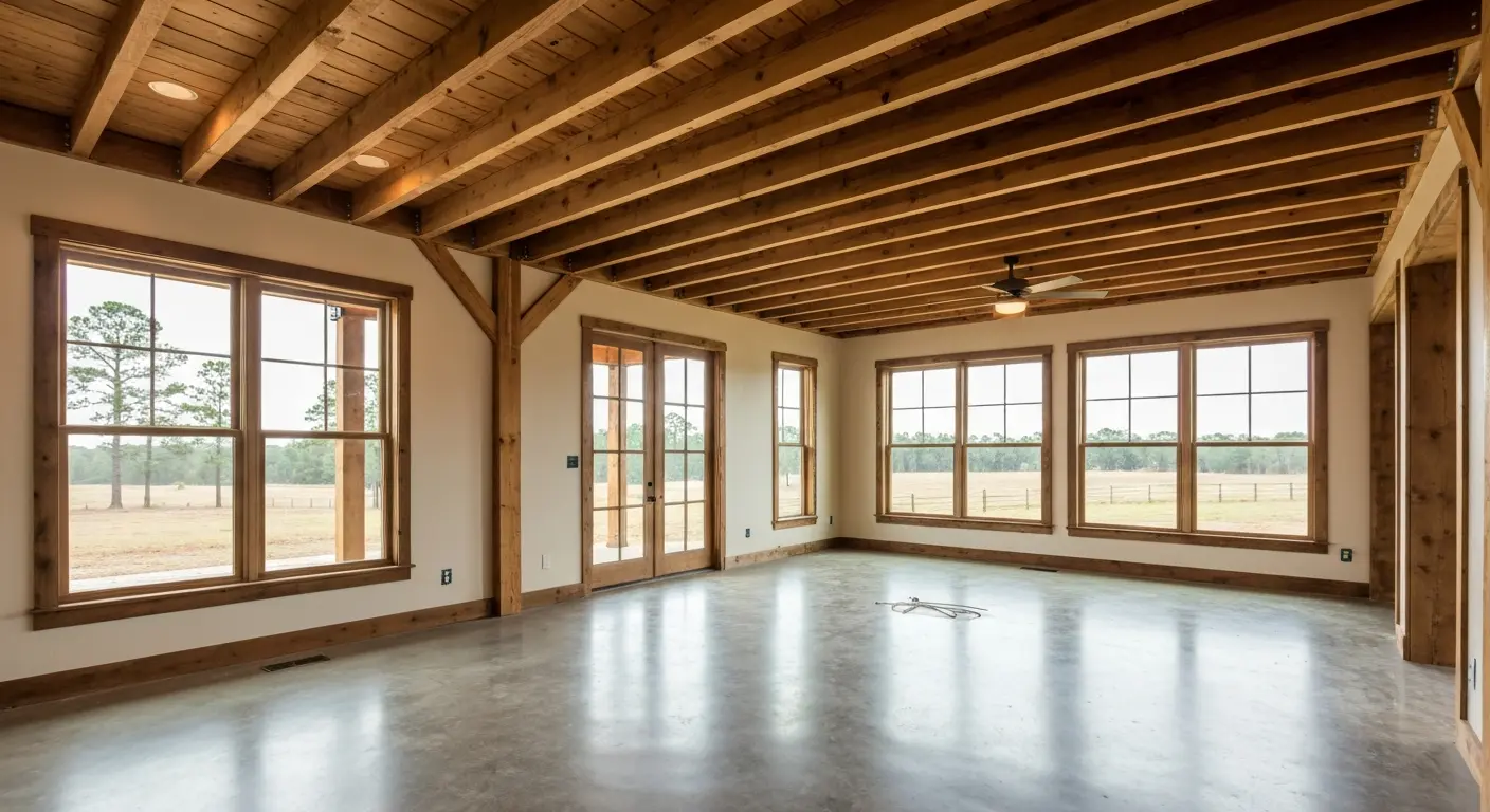 Barndominium construction project