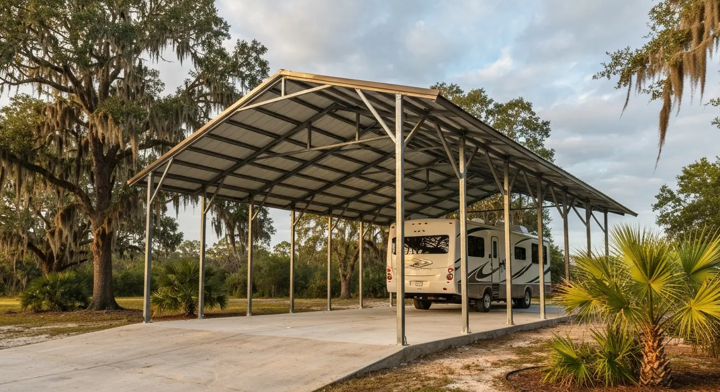 RV carport in Baldwin County