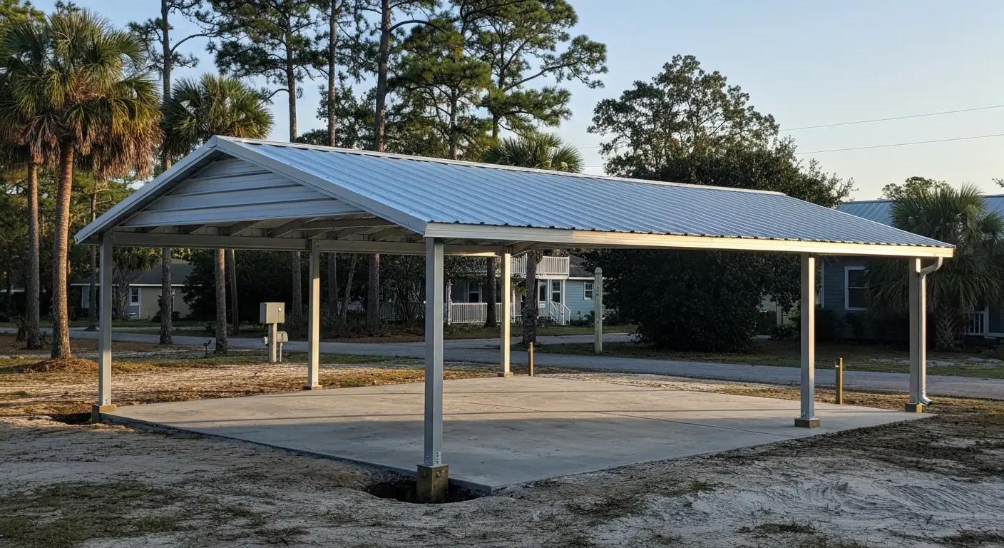 Single carport in Baldwin County