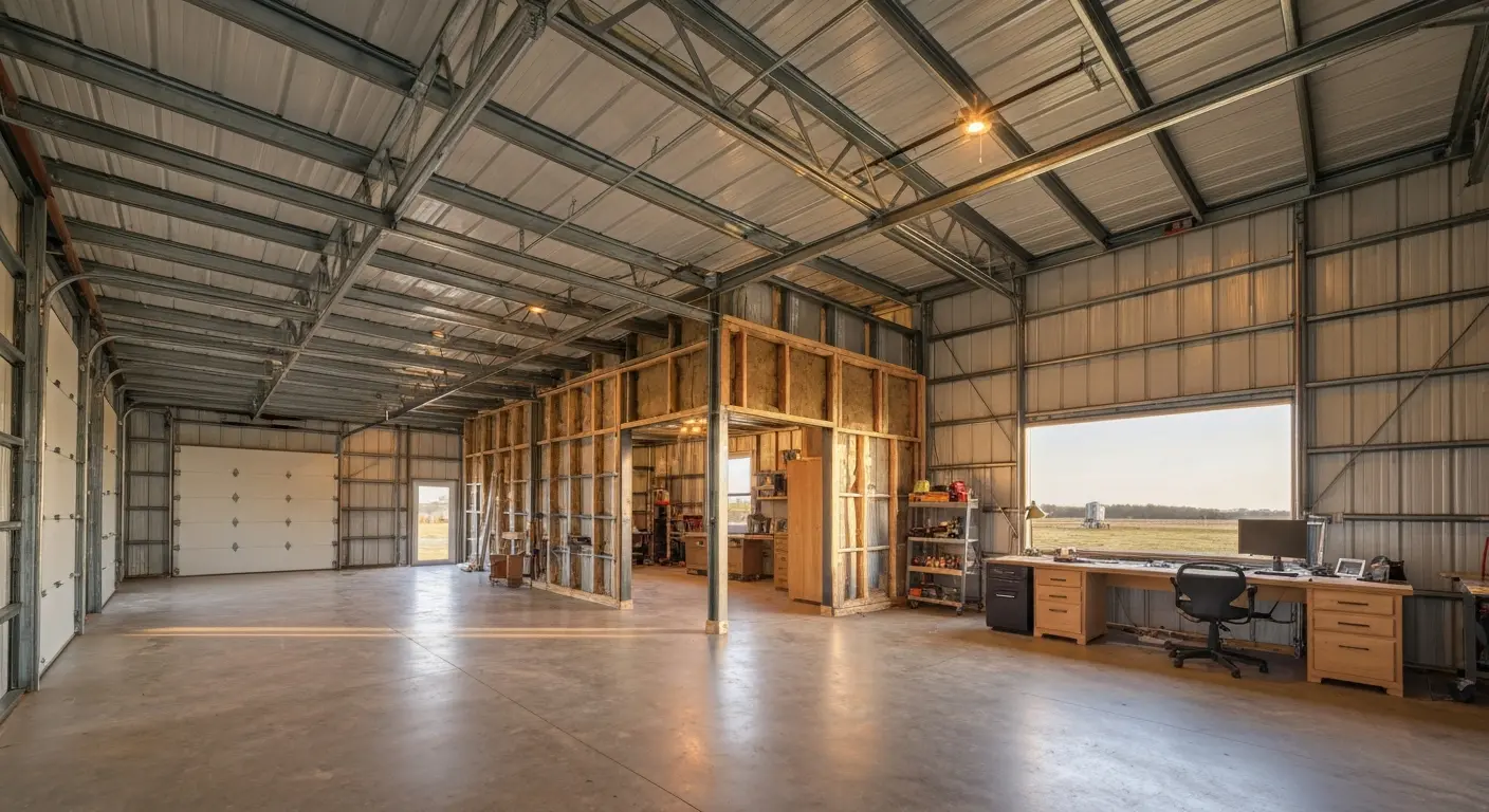 Metal building and barndominium