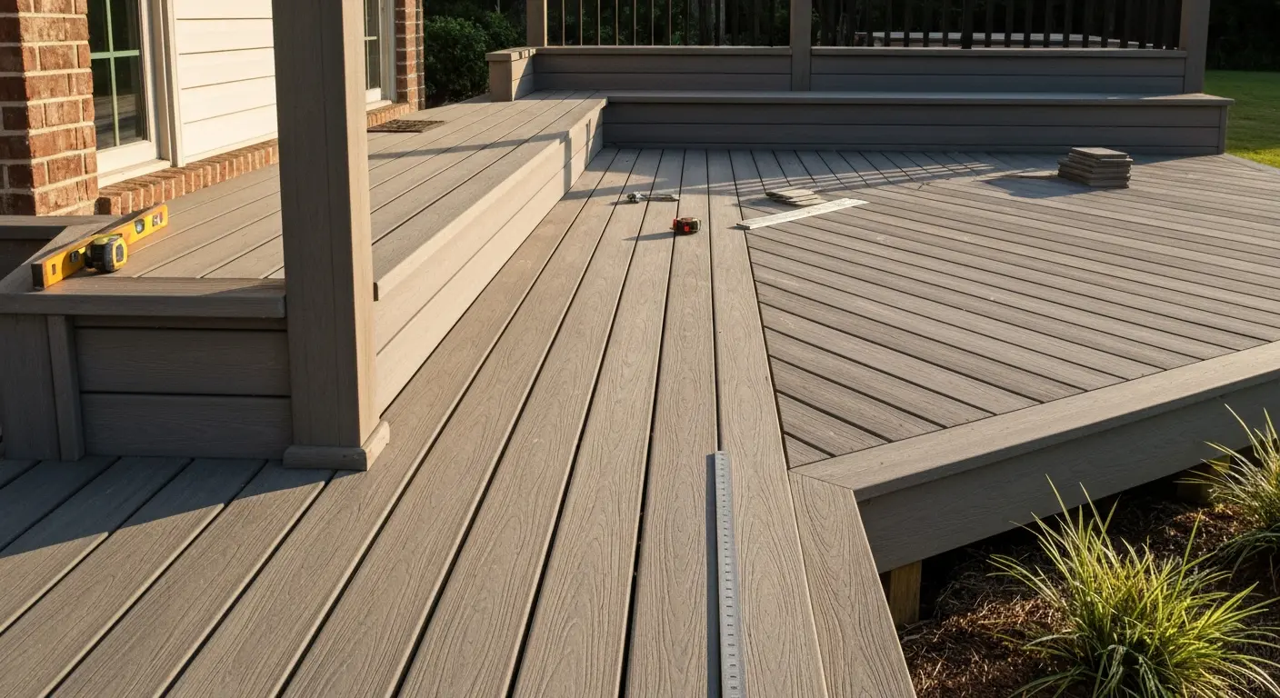 Residential deck construction