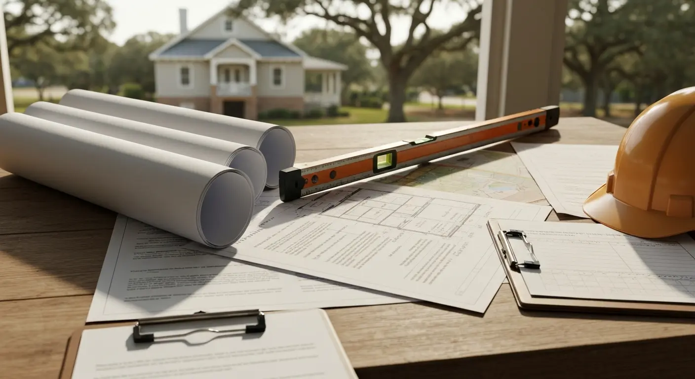 Permit documentation and site plan